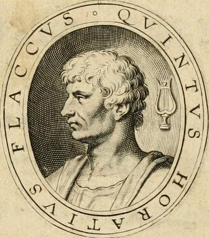 An illustration from Quinti Horatij Flacci Emblemata : imaginibus in aes incisis, notis[que] illustrata, 1612, leaf 4