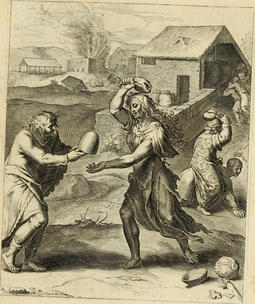 An illustration from Quinti Horatij Flacci Emblemata : imaginibus in aes incisis, notis[que] illustrata, 1612, leaf 88