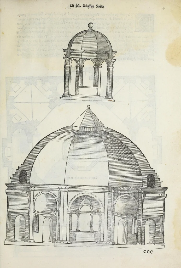 An illustration from Quinto libro d'architettura, 1551, leaf 19