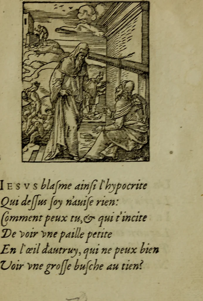 An illustration from Qvadrins historiqves de la Bible, 1558, leaf 234