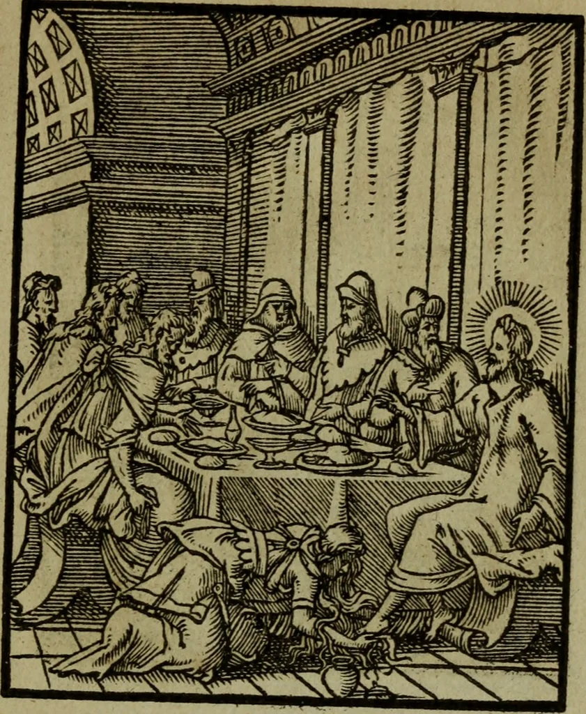 An illustration from Qvadrins historiqves de la Bible, 1558, leaf 252