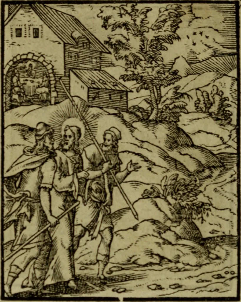 An illustration from Qvadrins historiqves de la Bible, 1558, leaf 267