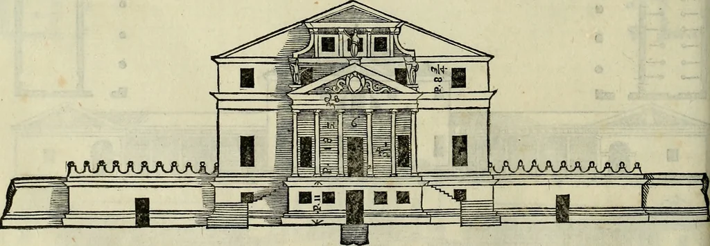 An illustration from I qvattro libri dell'architettvra di Andrea Palladio : ne' quali, dopo un breue trattato de' cinque ordini, & di quelli auertimenti, che sono piu necessarij nel fabricare;, 1570, leaf 121