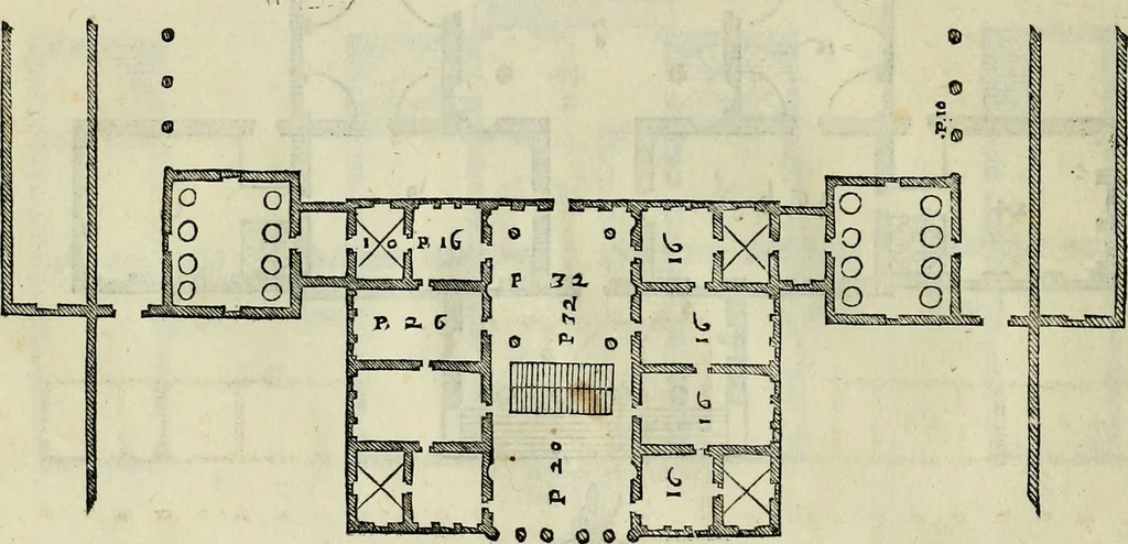 An illustration from I qvattro libri dell'architettvra di Andrea Palladio : ne' quali, dopo un breue trattato de' cinque ordini, & di quelli auertimenti, che sono piu necessarij nel fabricare;, 1570, leaf 125