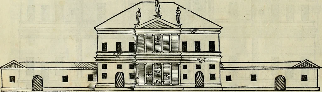 An illustration from I qvattro libri dell'architettvra di Andrea Palladio : ne' quali, dopo un breue trattato de' cinque ordini, & di quelli auertimenti, che sono piu necessarij nel fabricare;, 1570, leaf 125