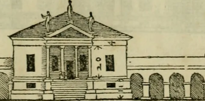 An illustration from I qvattro libri dell'architettvra di Andrea Palladio : ne' quali, dopo un breue trattato de' cinque ordini, & di quelli auertimenti, che sono piu necessarij nel fabricare;, 1570, leaf 126