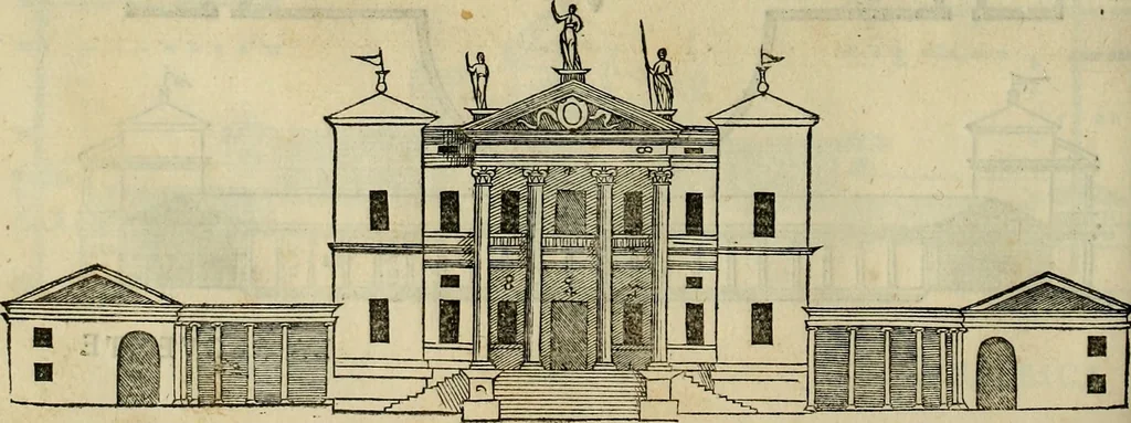 An illustration from I qvattro libri dell'architettvra di Andrea Palladio : ne' quali, dopo un breue trattato de' cinque ordini, & di quelli auertimenti, che sono piu necessarij nel fabricare;, 1570, leaf 133