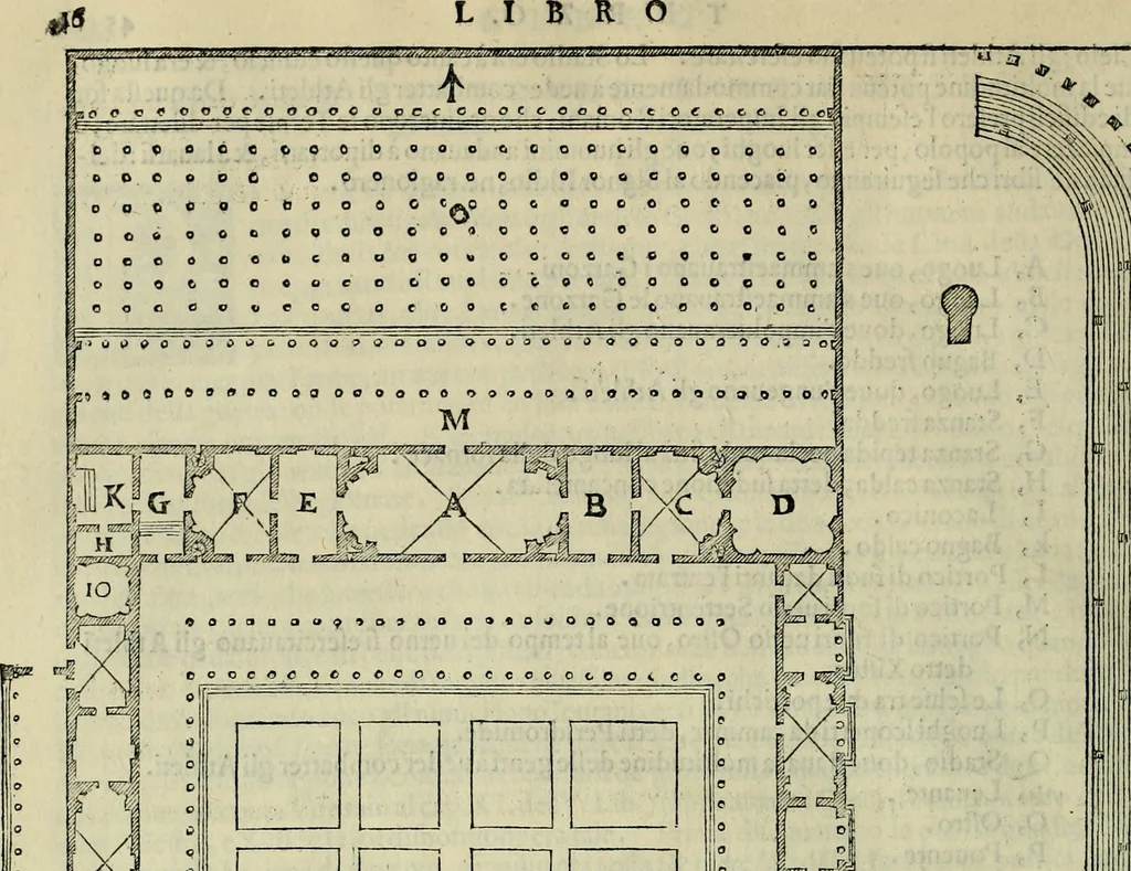 An illustration from I qvattro libri dell'architettvra di Andrea Palladio : ne' quali, dopo un breue trattato de' cinque ordini, & di quelli auertimenti, che sono piu necessarij nel fabricare;, 1570, leaf 197