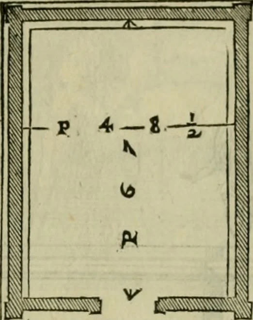 An illustration from I qvattro libri dell'architettvra di Andrea Palladio : ne' quali, dopo un breue trattato de' cinque ordini, & di quelli auertimenti, che sono piu necessarij nel fabricare;, 1570, leaf 232