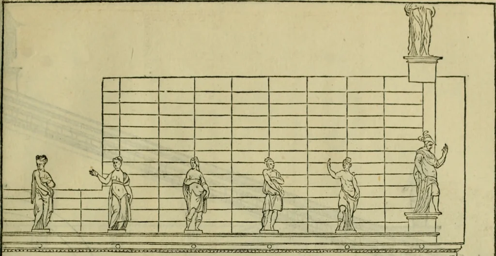 An illustration from I qvattro libri dell'architettvra di Andrea Palladio : ne' quali, dopo un breue trattato de' cinque ordini, & di quelli auertimenti, che sono piu necessarij nel fabricare;, 1570, leaf 242