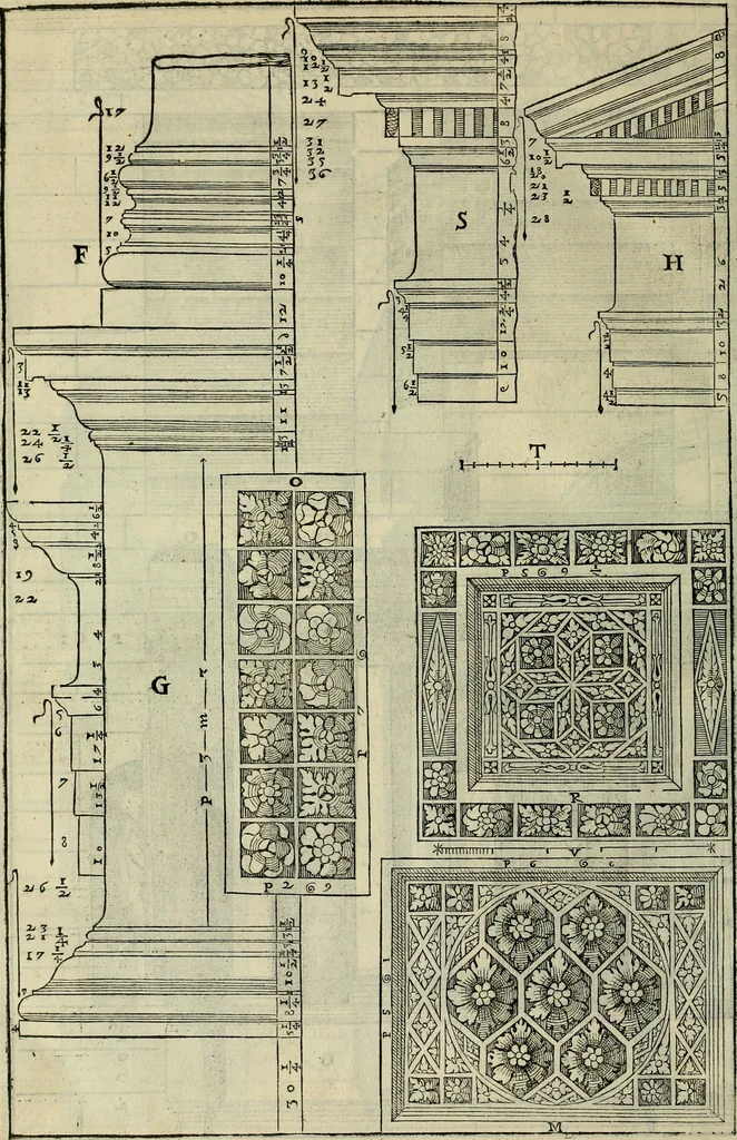 An illustration from I qvattro libri dell'architettvra di Andrea Palladio : ne' quali, dopo un breue trattato de' cinque ordini, & di quelli auertimenti, che sono piu necessarij nel fabricare;, 1570, leaf 321