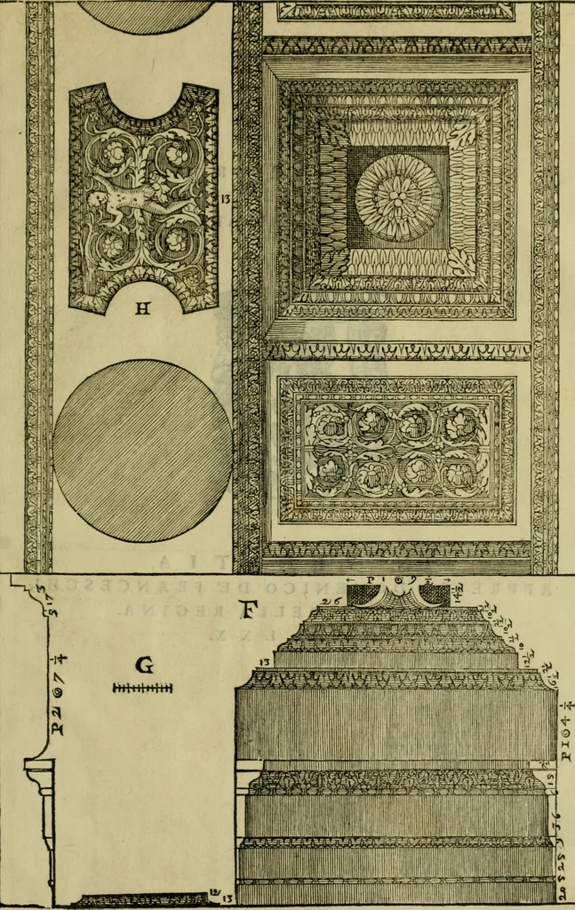 An illustration from I qvattro libri dell'architettvra di Andrea Palladio : ne' quali, dopo un breue trattato de' cinque ordini, & di quelli auertimenti, che sono piu necessarij nel fabricare;, 1570, leaf 332