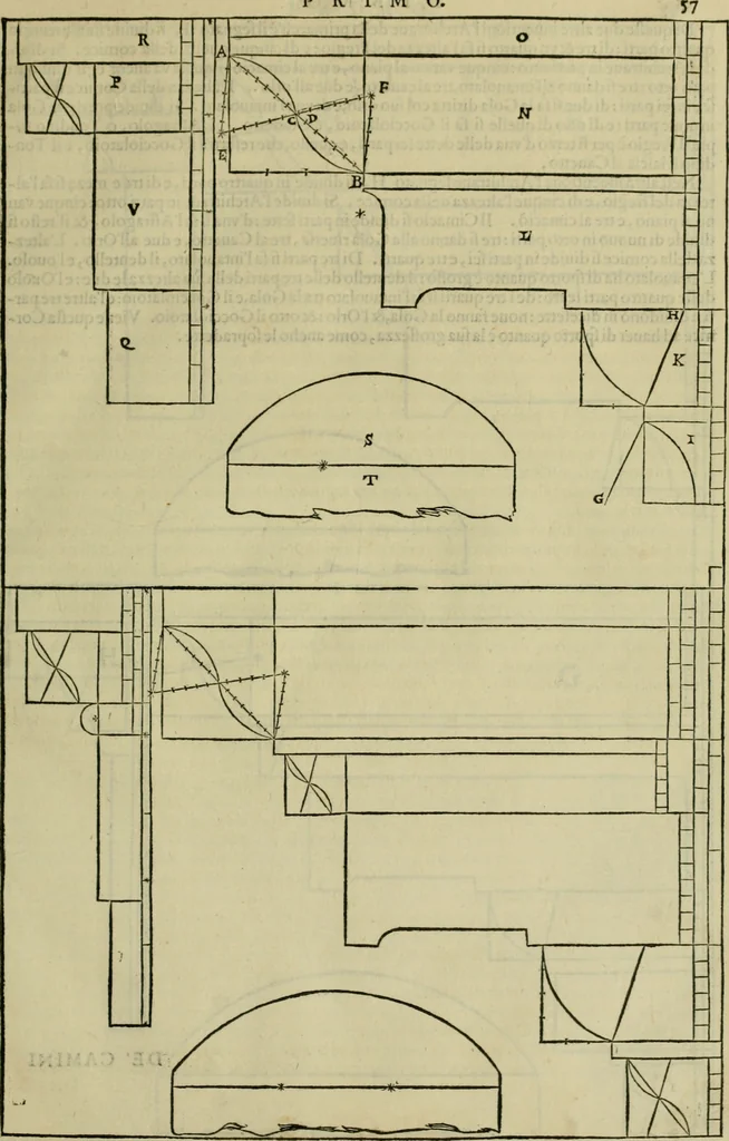 An illustration from I qvattro libri dell'architettvra di Andrea Palladio : ne' quali, dopo un breue trattato de' cinque ordini, & di quelli auertimenti, che sono piu necessarij nel fabricare;, 1570, leaf 60