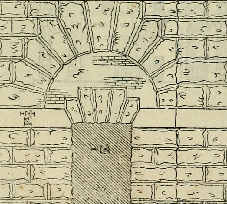 An illustration from I qvattro libri dell'architettvra di Andrea Palladio : ne' quali, dopo un breue trattato de' cinque ordini, & di quelli auertimenti, che sono piu necessarij nel fabricare;, 1570, leaf 85