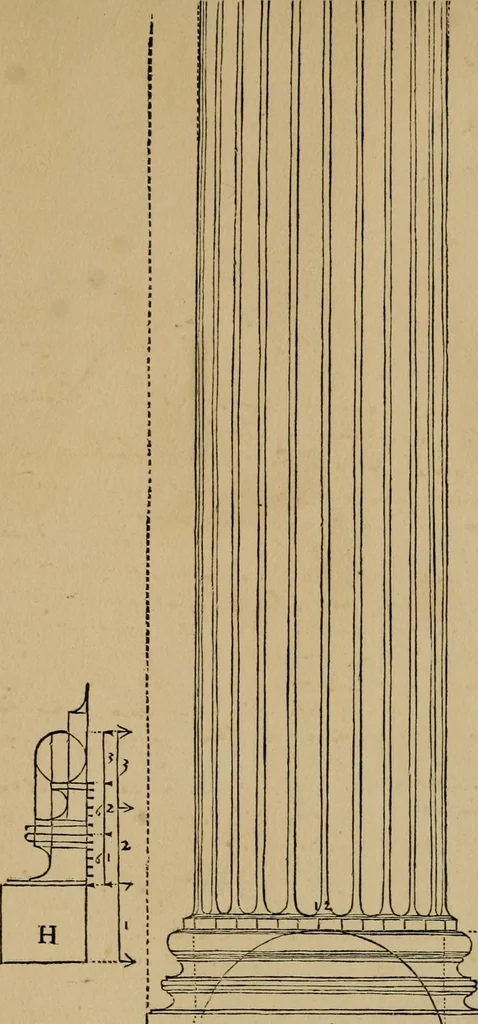 An illustration from Qvinqve colvmnarvm exacta descriptio atque deliniatio, cum symmetrica earum distributione, 1550, leaf 26