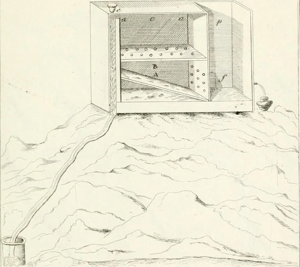 An illustration from Raccolta d'autori italiani che trattano del moto dell' acque, 1821, leaf 546