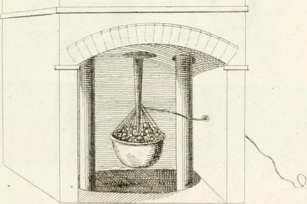 An illustration from Raccolta d'autori italiani che trattano del moto dell' acque, 1821, leaf 566