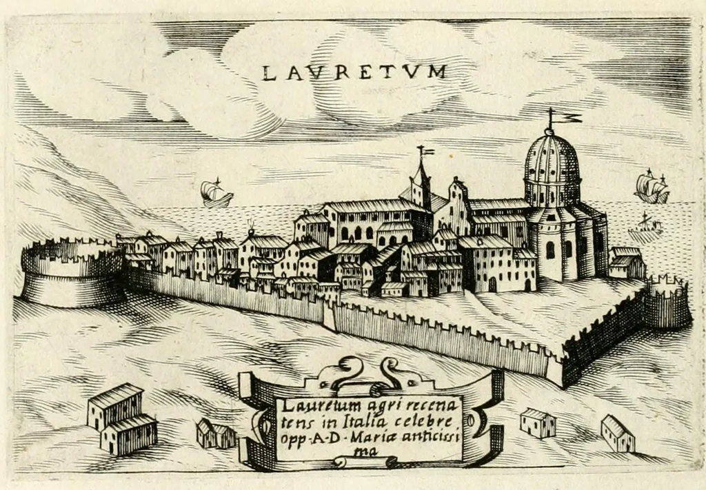 An illustration from Raccolta delle principali citta d'Italia : intagliate con tvtte le contrade, e palazzi di esse, 1643, leaf 12