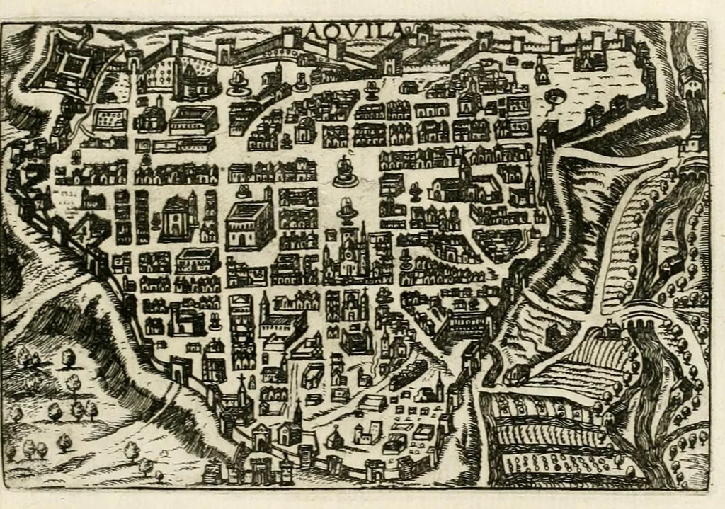 An illustration from Raccolta delle principali citta d'Italia : intagliate con tvtte le contrade, e palazzi di esse, 1643, leaf 19