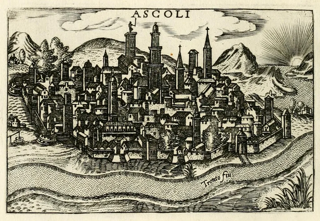 An illustration from Raccolta delle principali citta d'Italia : intagliate con tvtte le contrade, e palazzi di esse, 1643, leaf 20