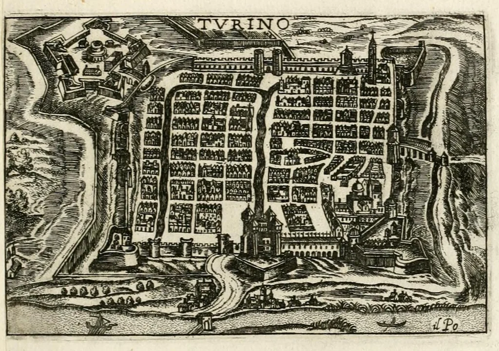 An illustration from Raccolta delle principali citta d'Italia : intagliate con tvtte le contrade, e palazzi di esse, 1643, leaf 21