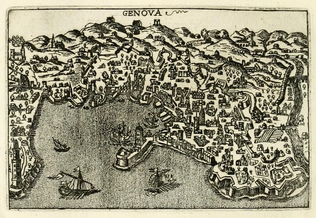 An illustration from Raccolta delle principali citta d'Italia : intagliate con tvtte le contrade, e palazzi di esse, 1643, leaf 26