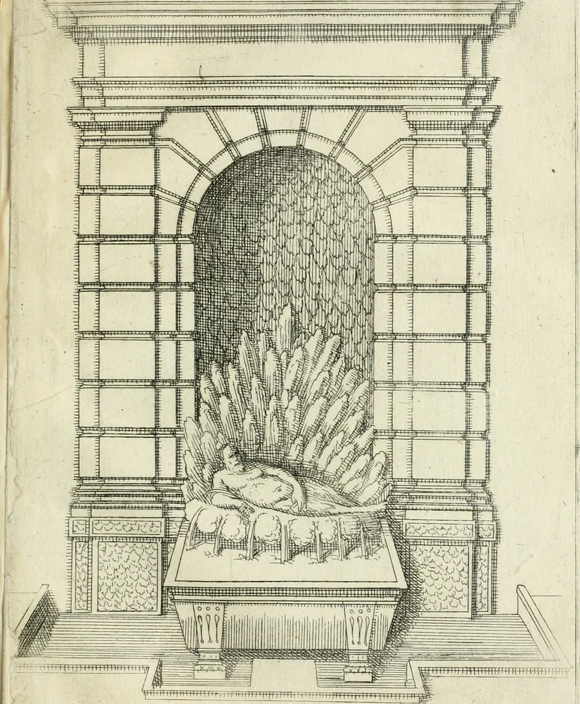 An illustration from Raccolta delle principali fontane dell'inclitta città di Roma, 1637, leaf 20