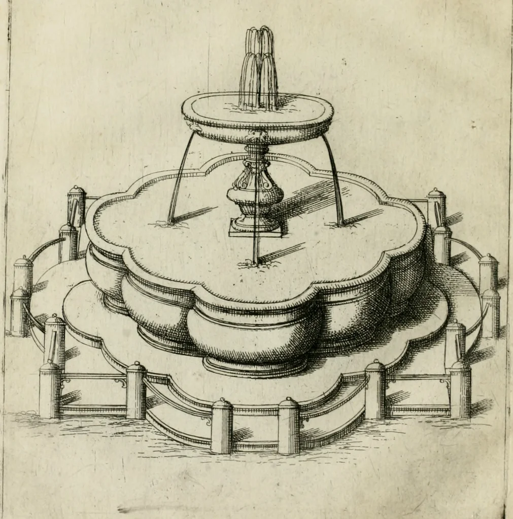 An illustration from Raccolta delle principali fontane dell'inclitta città di Roma, 1637, leaf 21