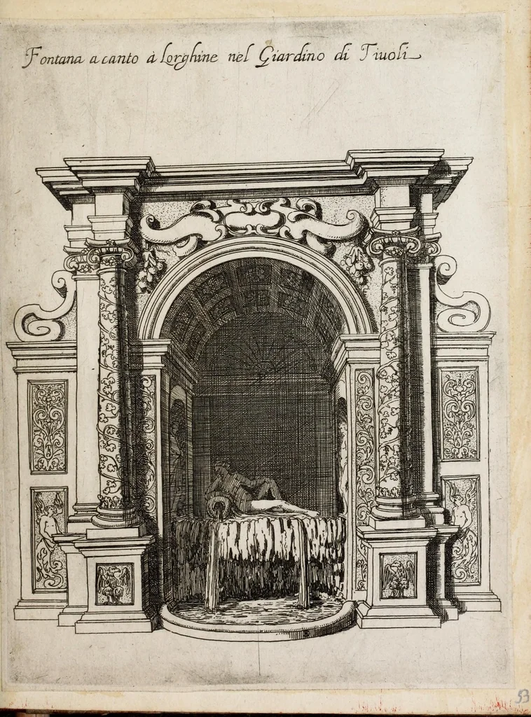 An illustration from Raccolta delle principali fontane dell'inclitta città di Roma, 1647, leaf 111