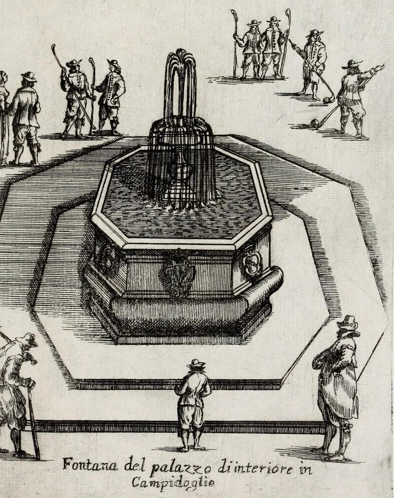 An illustration from Raccolta delle principali fontane dell'inclitta città di Roma, 1647, leaf 67