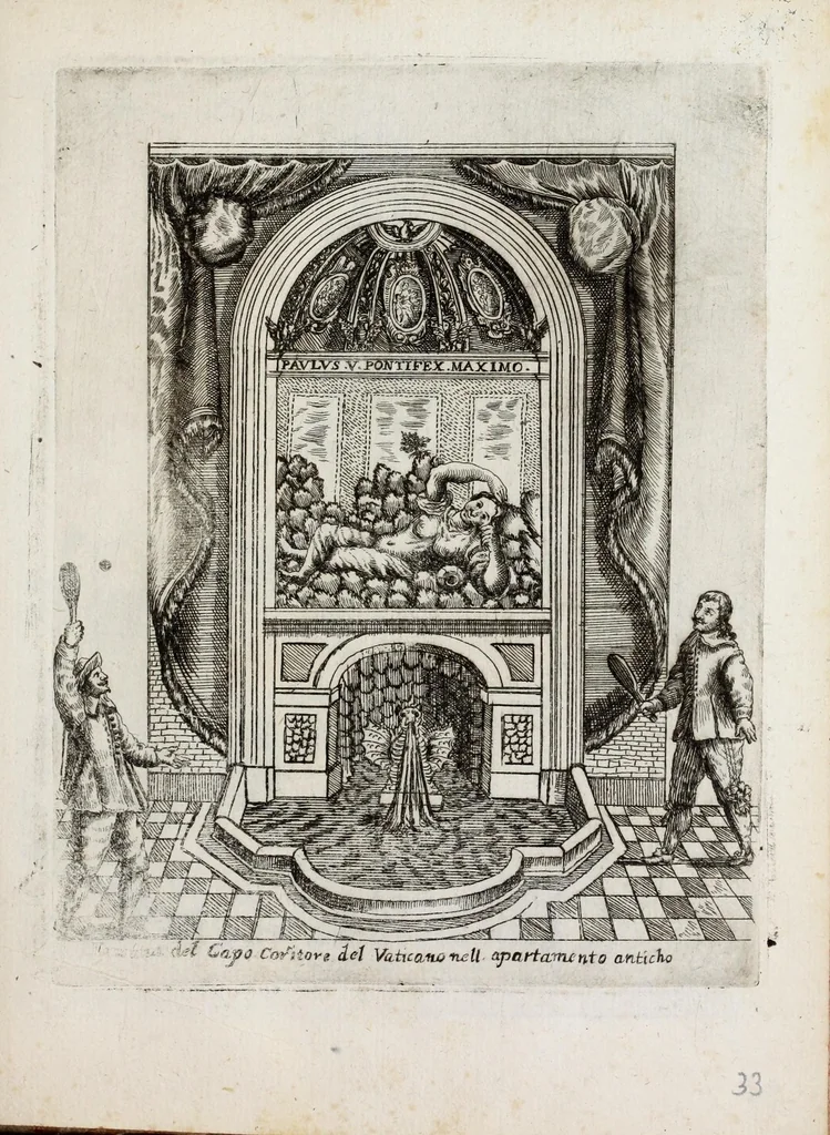 An illustration from Raccolta delle principali fontane dell'inclitta città di Roma, 1647, leaf 71