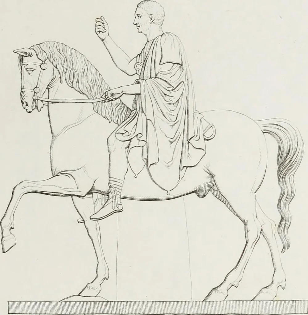An illustration from Raccolta de' piu belli ed interessanti dipinti, musaici ed altri monumenti rinvenuti negli scavi di Ercolano, di Pompei, e di Stabia, che ammiransi nel Museo nazionale.., 1876, leaf 14