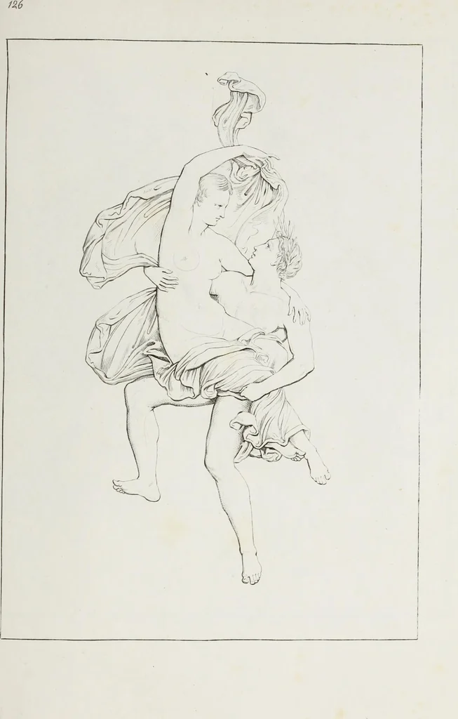 An illustration from Raccolta de' piu belli ed interessanti dipinti, musaici ed altri monumenti rinvenuti negli scavi di Ercolano, di Pompei, e di Stabia, che ammiransi nel Museo nazionale.., 1876, leaf 258
