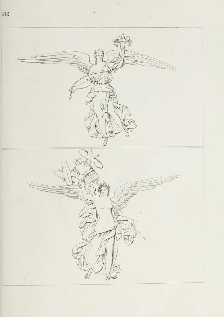 An illustration from Raccolta de' piu belli ed interessanti dipinti, musaici ed altri monumenti rinvenuti negli scavi di Ercolano, di Pompei, e di Stabia, che ammiransi nel Museo nazionale.., 1876, leaf 270