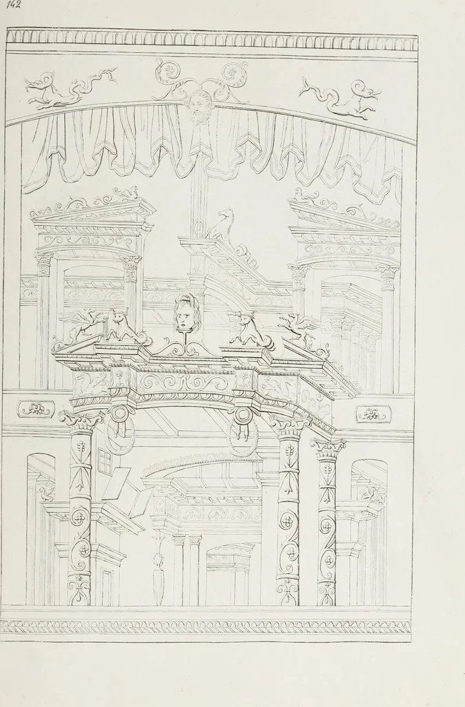 An illustration from Raccolta de' piu belli ed interessanti dipinti, musaici ed altri monumenti rinvenuti negli scavi di Ercolano, di Pompei, e di Stabia, che ammiransi nel Museo nazionale.., 1876, leaf 290