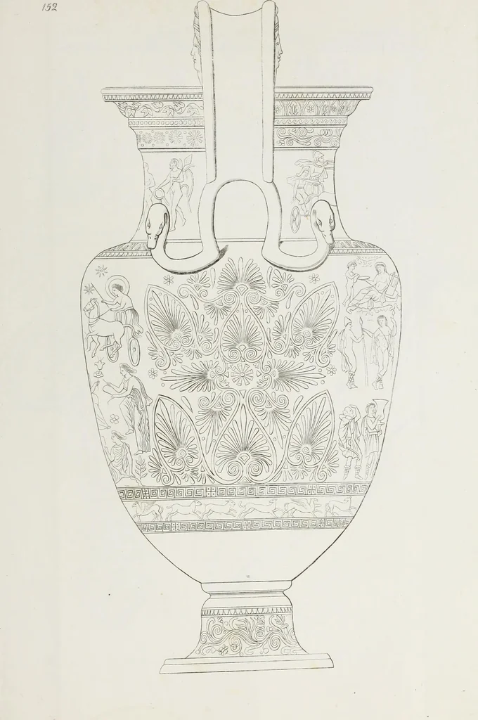 An illustration from Raccolta de' piu belli ed interessanti dipinti, musaici ed altri monumenti rinvenuti negli scavi di Ercolano, di Pompei, e di Stabia, che ammiransi nel Museo nazionale.., 1876, leaf 310