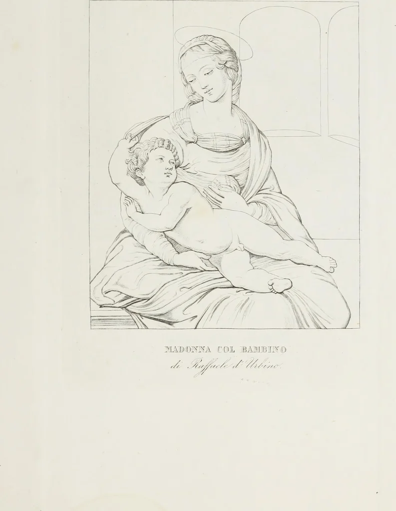 An illustration from Raccolta de' piu belli ed interessanti dipinti, musaici ed altri monumenti rinvenuti negli scavi di Ercolano, di Pompei, e di Stabia, che ammiransi nel Museo nazionale.., 1876, leaf 320