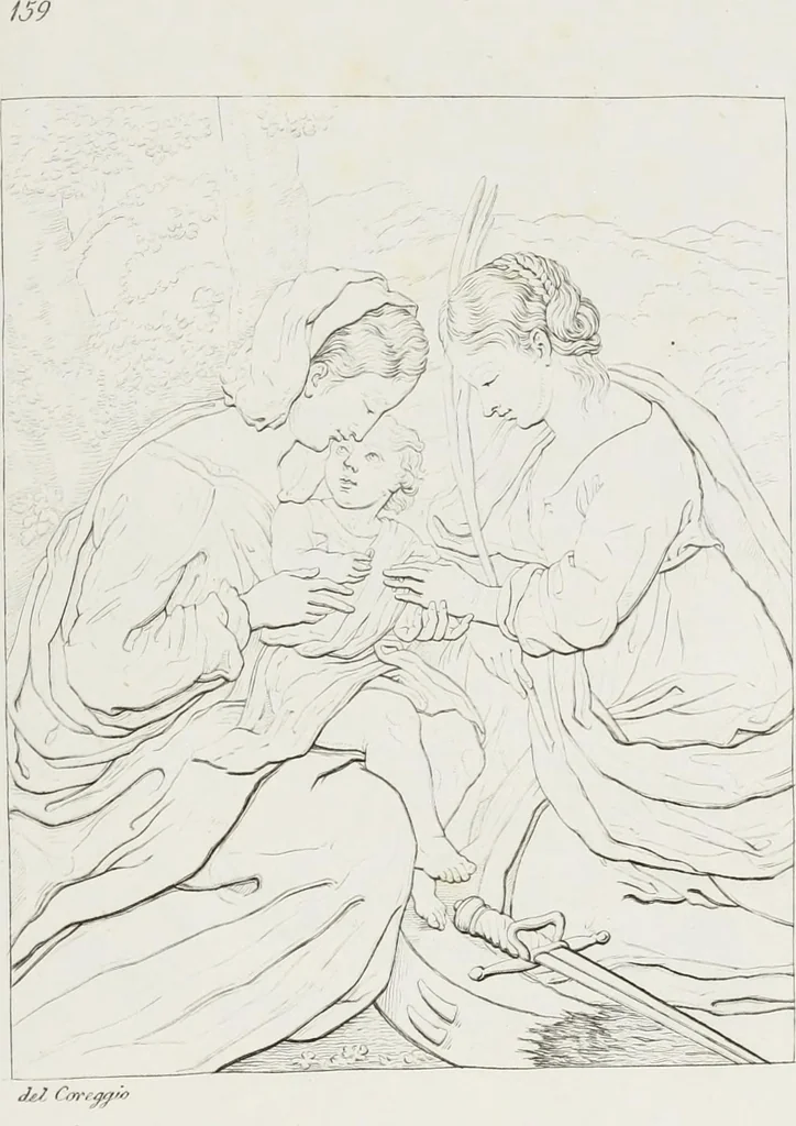 An illustration from Raccolta de' piu belli ed interessanti dipinti, musaici ed altri monumenti rinvenuti negli scavi di Ercolano, di Pompei, e di Stabia, che ammiransi nel Museo nazionale.., 1876, leaf 324