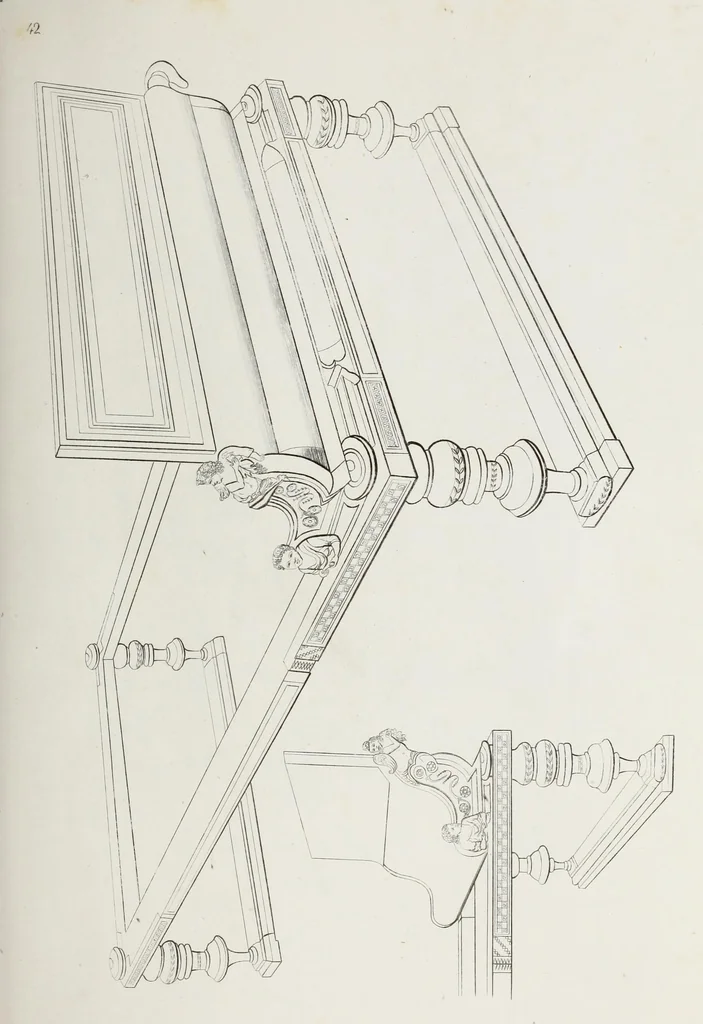 An illustration from Raccolta de' piu belli ed interessanti dipinti, musaici ed altri monumenti rinvenuti negli scavi di Ercolano, di Pompei, e di Stabia, che ammiransi nel Museo nazionale.., 1876, leaf 90