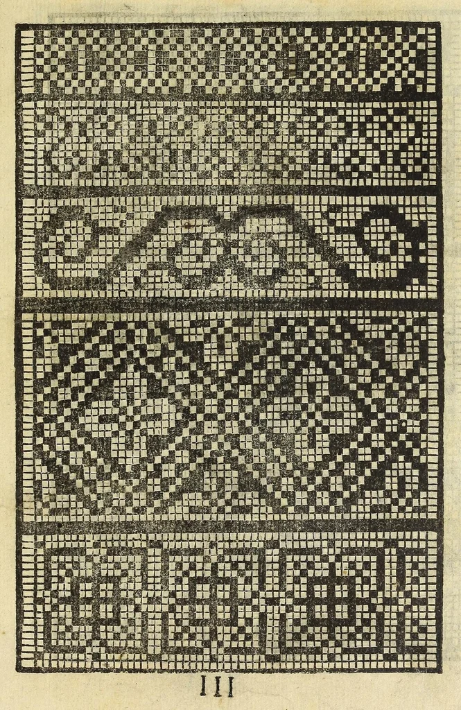An illustration from Raccolta de tvtti i ritratti & disegni di ricchami : che in Alemagna, in Frãcia, & in Italia si sono trouati, con piu altri aggionti, & nuouamente stampati, 1532, leaf 15