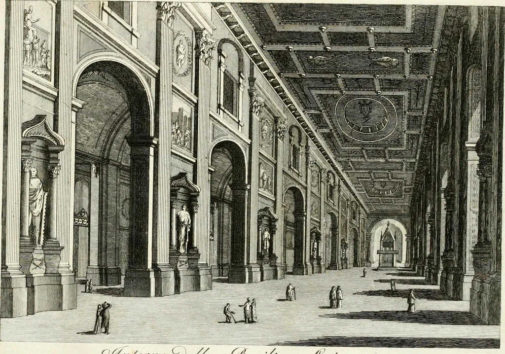 An illustration from Raccolta di 50 vedute antiche, e moderne della città di Roma e sue vicinanze, 1827, leaf 16