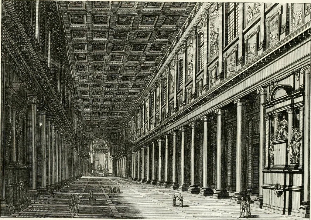 An illustration from Raccolta di 50 vedute antiche, e moderne della città di Roma e sue vicinanze, 1827, leaf 20