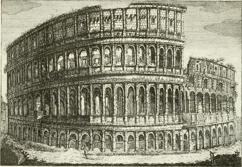 An illustration from Raccolta di 50 vedute antiche, e moderne della città di Roma e sue vicinanze, 1827, leaf 50
