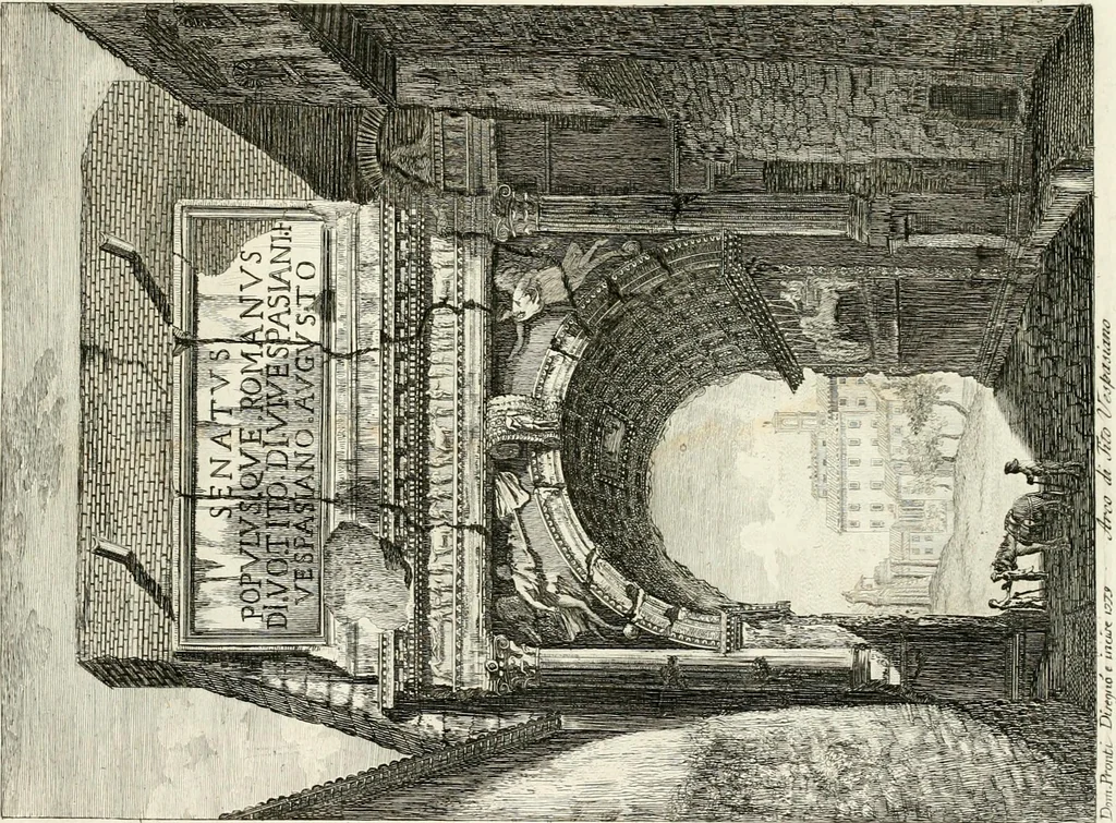 An illustration from Raccolta di 50 vedute antiche, e moderne della città di Roma e sue vicinanze, 1827, leaf 56