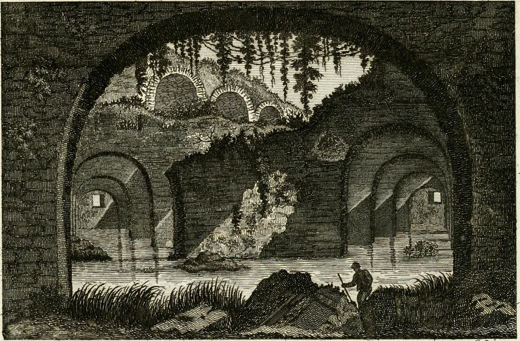 An illustration from Raccolta di 50 vedute antiche, e moderne della città di Roma e sue vicinanze, 1827, leaf 70