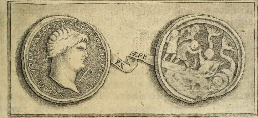 An illustration from Raccolta di diverse antiche inscrizioni e medaglie epitalamiche : ritrovate negli stati di S.S.R.M. il Re di Sardegna : e due dissertazioni sopra un antico turibolo, e campanello, 1781, leaf 82