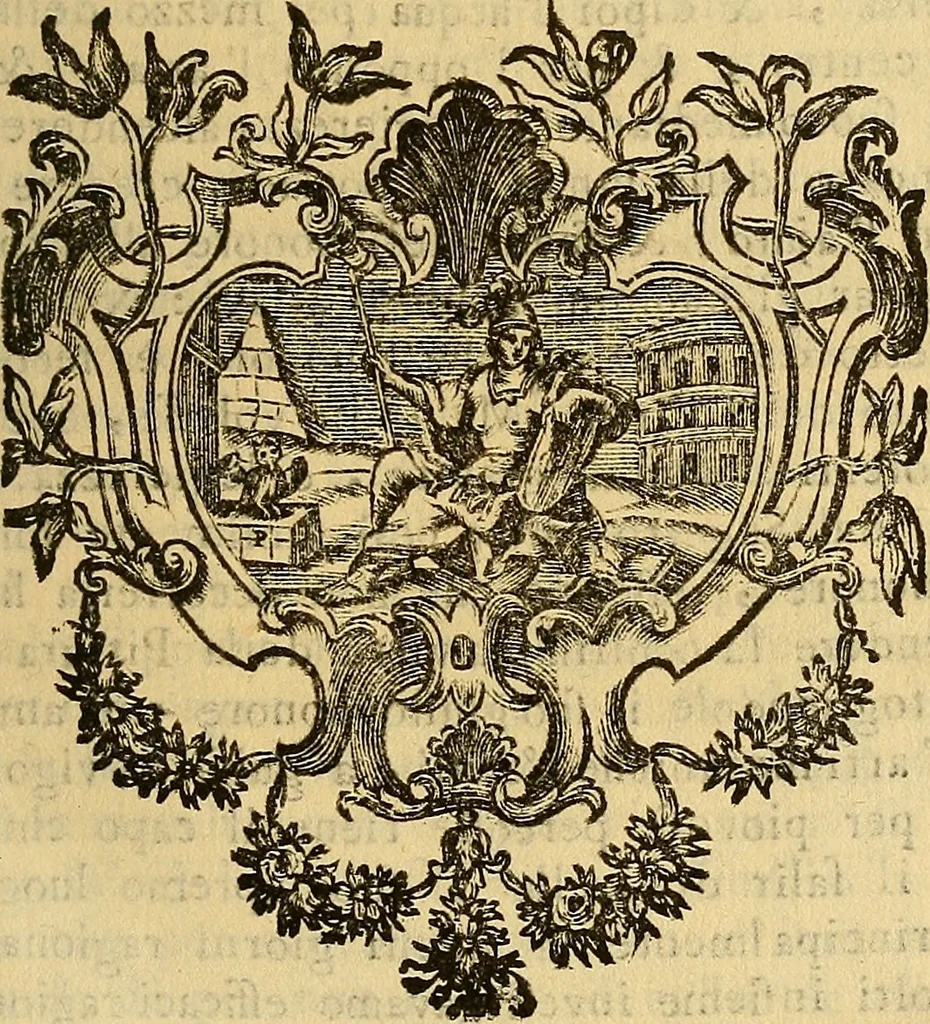 An illustration from Raccolta di lettere sulla pittura, scultura ed architettura scritte da'più celebri personaggi che in dette arti fiorirono dal secolo XV. al XVII .., 1757, leaf 156