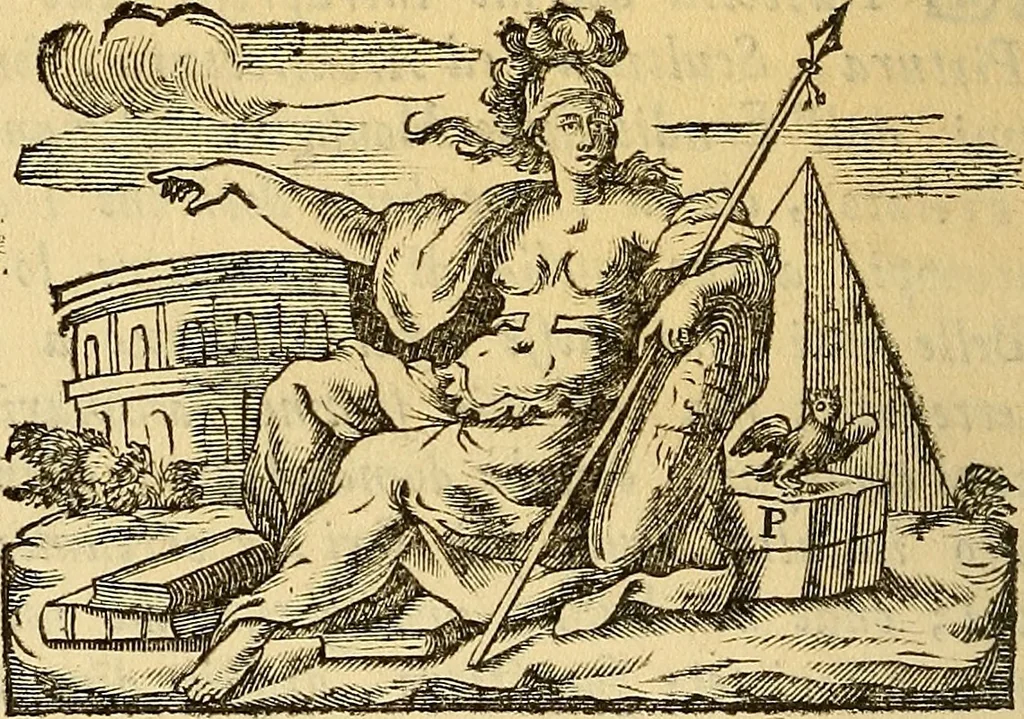 An illustration from Raccolta di lettere sulla pittura, scultura ed architettura scritte da'più celebri personaggi che in dette arti fiorirono dal secolo XV. al XVII .., 1757, leaf 9