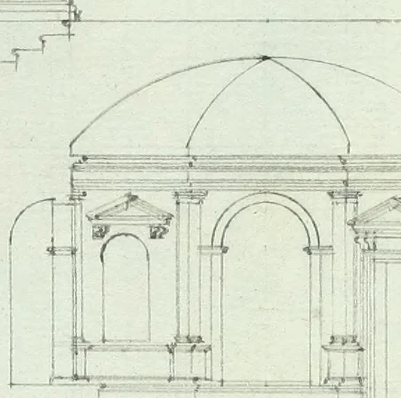 An illustration from Raccolta di vari disegni d'architettura, 1796-1797, 1796, leaf 122