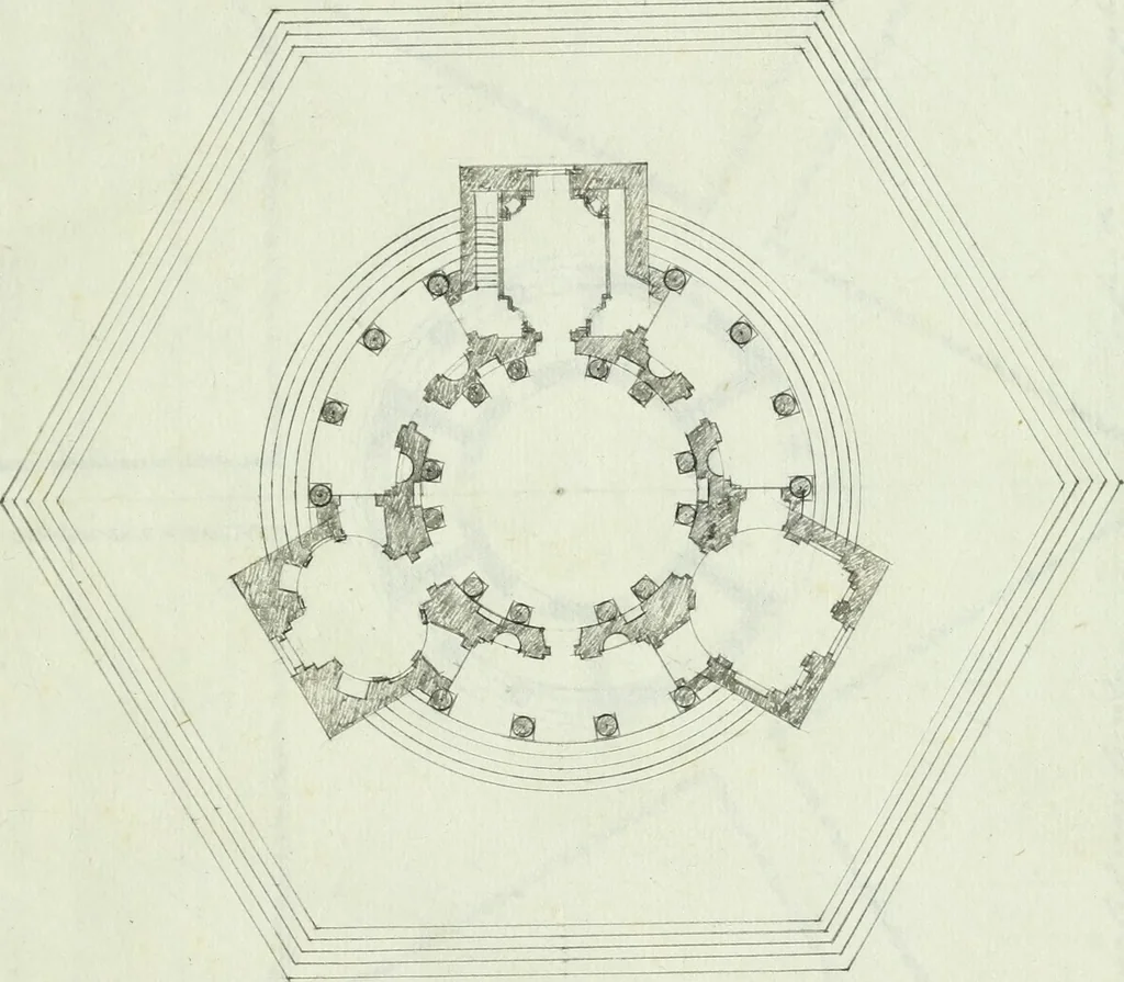 An illustration from Raccolta di vari disegni d'architettura, 1796-1797, 1796, leaf 14